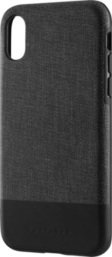 Platinum - Case for Apple iPhone X and XS - Black/Gray