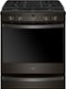 Whirlpool - 5.8 Cu. Ft. Slide-In Gas Convection Range with Self-Cleaning with Air Fry with Connection - Black Stainless Steel-Front_Standard