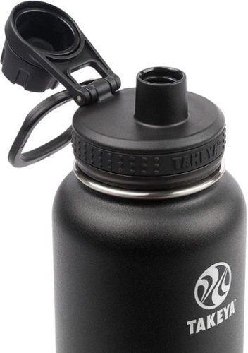 Takeya Actives 32-oz. Water Bottle with Spout Lid - Onyx WORLDWIDE DELIVERY