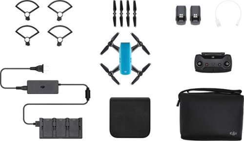  DJI - Spark Fly More Combo Quadcopter - Blue