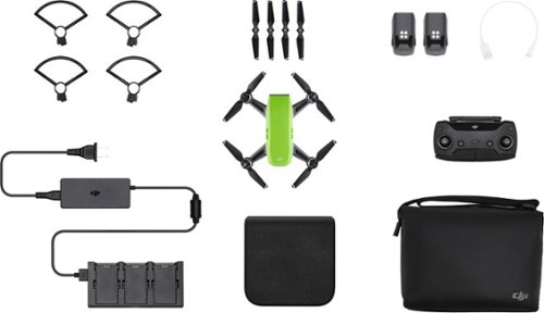 DJI - Spark Fly More Combo Quadcopter - Green
