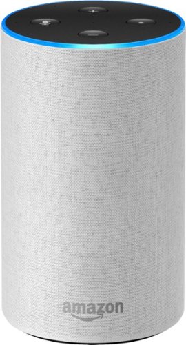  Amazon - Echo (2nd Gen) - Smart Speaker with Alexa - Sandstone Fabric