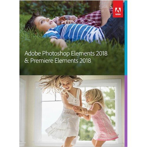  Adobe - Photoshop Elements 2018 &amp; Premiere Elements 2018 - Windows, Mac OS