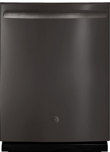 GE - 24" Built-In Dishwasher - Black Stainless Steel-Front_Standard 