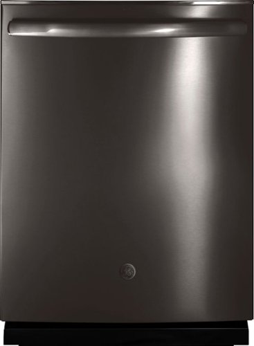 GE - 24" Built-In Dishwasher - Black Stainless Steel-Front_Standard 