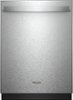Whirlpool - 24" Top Control Built-In Dishwasher with Cycle Memory and 51 dBA - Stainless Steel-Front_Standard