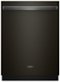 Whirlpool - 24" Built-In Dishwasher - Black Stainless Steel-Front_Standard 