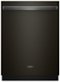 Whirlpool - 24" Built-In Dishwasher - Black Stainless-Front_Standard