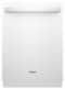 Whirlpool - 24" Built-In Dishwasher - White-Front_Standard 