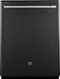 GE - Café Series 24" Built-In Dishwasher - Black Slate-Front_Standard