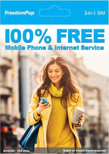  FreedomPop - Nationwide 4G LTE 3-in-1 Basic Free SIM Card Kit