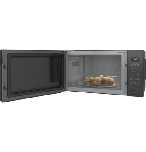 GE - Profile 2.2 Cu. Ft. Built-In Microwave - Black stainless Steel-Alt_View_Standard_13 