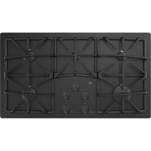 GE - 36" Gas Cooktop - Black