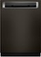 KitchenAid - 24" Built-In Dishwasher - Black Stainless Steel-Front_Standard
