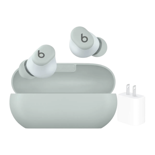 Beats - Solo Buds True Wireless Earbuds + Power Adapter - Gray-Front_Standard 