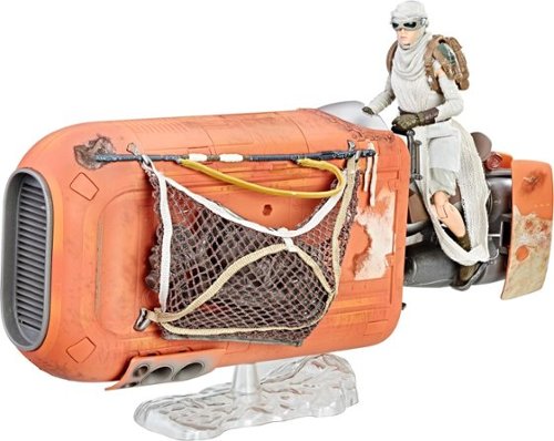  Star Wars - The Black Series Rey's Speeder (Jakku) and Figure
