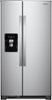 Whirlpool - 24.6 Cu. Ft. Side-by-Side Refrigerator - Stainless Steel-Front_Standard 