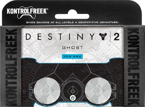  KontrolFreek - Destiny 2: Ghost Thumbsticks for PlayStation 4 - Grey/Black