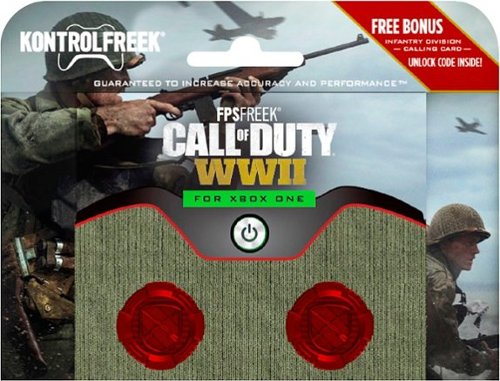  KontrolFreek - FPS Freek Call of Duty: WWII Thumbsticks for Xbox One - Red
