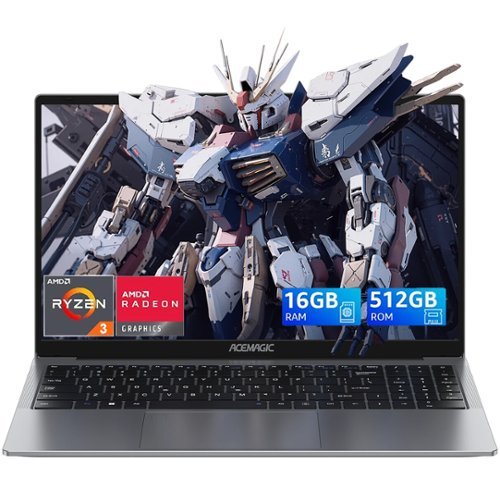 ACEMAGIC - LX15PRO - 15.6 inch FHD laptop computer AMD Ryzen 3 4300U (up to 3.7GHz) 16GB DDR4 512GB SSD notebook WiFi 5 BT-Front_Standard 