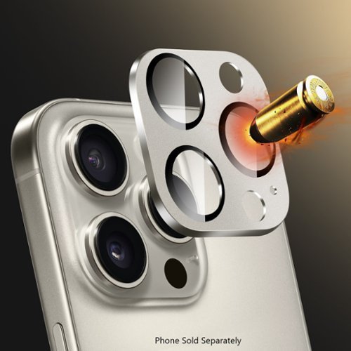 SaharaCase Ultra-Strong Camera Lens Protector for Apple iPhone 16 Pro and 16 Pro Max (2-Pack) - Natural Titanium WORLDWIDE DELIVERY