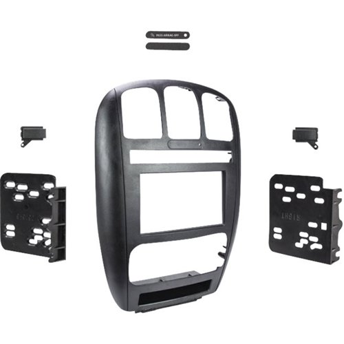 Metra - Dash Kit for Select Dodge and Chrysler Vehicles - Black