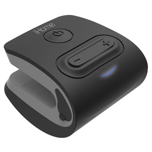 iHome - IWBT1 Portable Bluetooth Speaker - Black-Front_Standard 