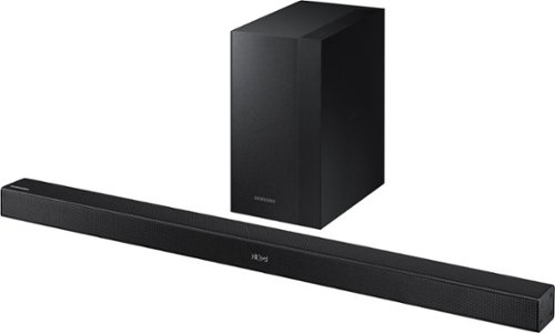  Samsung - 2.1-Channel Soundbar System with 6.5&quot; Wireless Subwoofer - Black
