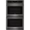Frigidaire - 30" Built-In Double Electric Wall Oven - Black Stainless Steel-Front_Standard