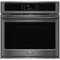 Frigidaire - Gallery Series 30" Built-In Single Electric Convection Wall Oven - Black Stainless Steel-Front_Standard