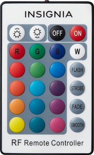 Insignia™ 16 ft. Multi-Color LED Tape Light - White WORLDWIDE DELIVERY
