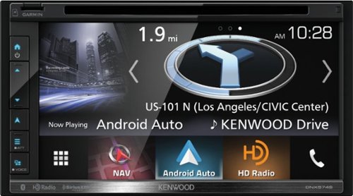  Kenwood - 6.8&quot; - Android Auto/Apple CarPlay™ - Built-in Navigation - Bluetooth - In-Dash CD/DVD Receiver - Black