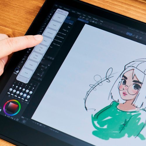 Wacom Movink 13 Creative Pen Drawing Tablet with Touch Display - Black GLOBAL SHIPPING