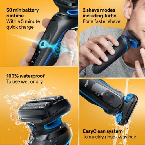 Braun Series 5 Wet/Dry Electric Shaver - Blue BUY IN AUSTRALIA