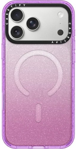 CASETiFY - Impact Case MagSafe Compatible for Apple iPhone 18 Pro Max and 17 Pro Max Devices - Glitter Purple