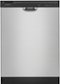Amana - 24" Front Control Built-In Dishwasher with Dark Interior, Large Capacity, 59 dBA - Stainless Steel-Front_Standard