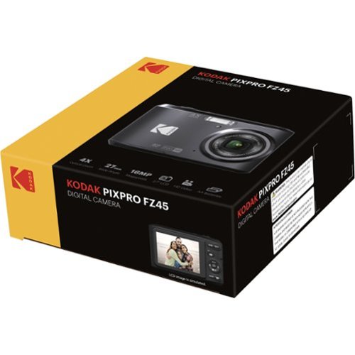 Kodak PIXPRO FZ45 16.4 Megapixel Digital Camera - Black WORLDWIDE DELIVERY