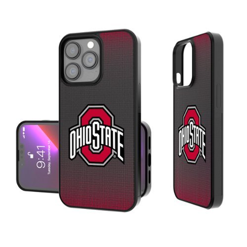 Keyscaper Ohio State Buckeyes Linen Logo iPhone Bump Case 14