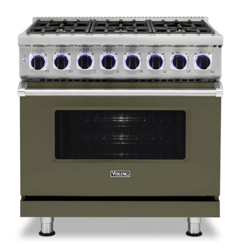 Viking - 36"W./24"D. Dual Fuel Sealed Burner Range-6 Burners - Martini