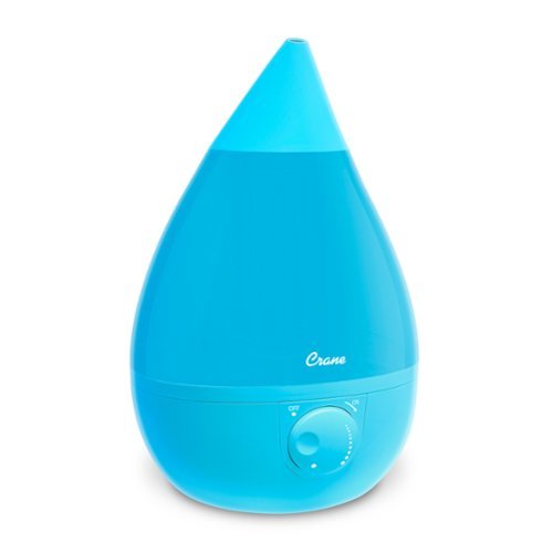 CRANE - 1 Gal. Drop Ultrasonic Cool Mist Humidifier - Blue