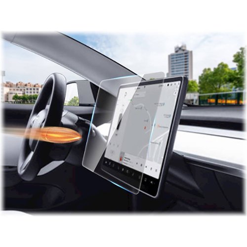 SaharaCase ZeroDamage Ultra Strong Tempered Glass Screen Protector for Tesla Model 3 and Model Y - Clear GLOBAL SHIPPING