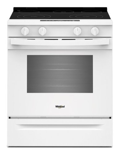 Whirlpool - 5.3 Cu. Ft. Slide-In Electric Range with No Preheat and Slow Cook Modes - White