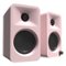 Kanto - ORA Powered Reference Desktop Speakers with Bluetooth - Pair - Light Pink-Front_Standard