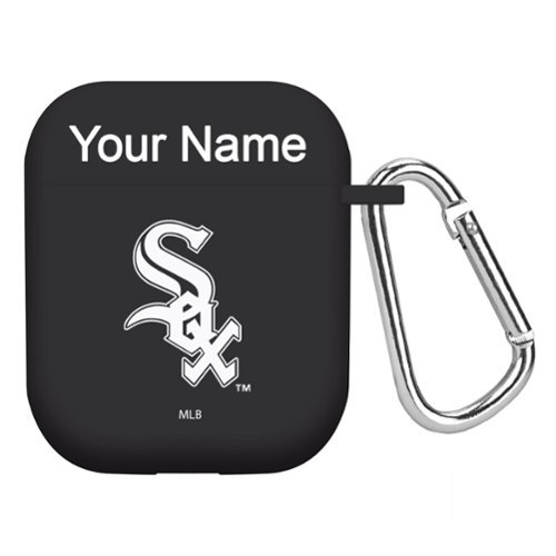 Artinian - Chicago White Sox Personalized Silicone AirPods Case Cover - Multicolor-Front_Standard 