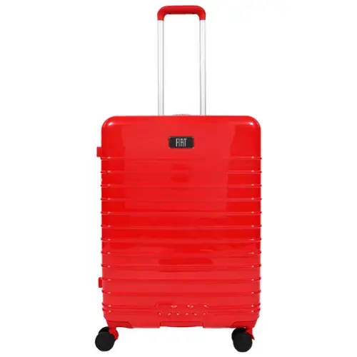 Front. Ful - 26.5" Expandable Hardside Spinner Luggage - RED.