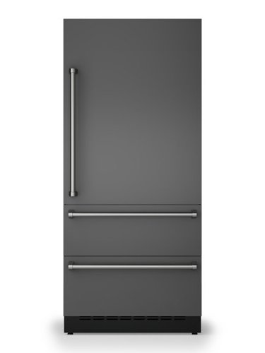 36"W. BTM Door Panel for Viking Veil FDBMIC7360R Right Hinge Ref./Frz. Models - Damascus Gray