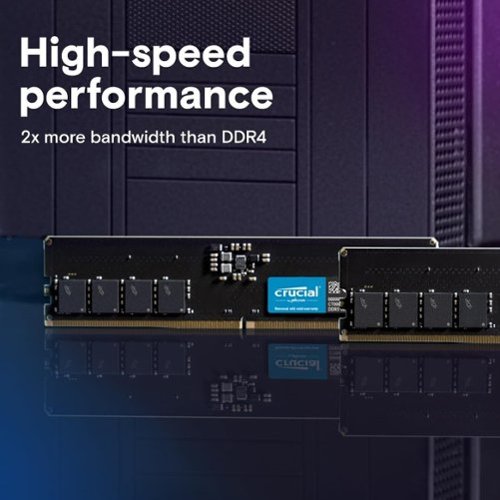 Crucial Micron 32GB (2 x 16GB) DDR5 SDRAM Memory Kit For Computer