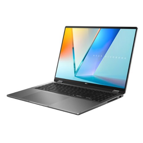 ASUS Vivobook 16 Flip 16 2K OLED Laptop - Intel Core Ultra 7 - 16GB RAM - 512GB SSD - Copilot+ PC - Matte Gray BUY IN SAUDI ARABIA