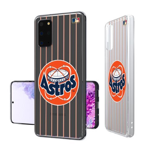 Keyscaper - MLB - Houston Astros 1977-1998 Cooperstown Pinstripe Galaxy Clear Case - S24 - Multicolor-Front_Standard 