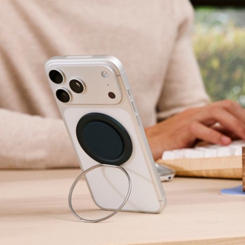 PopSockets Low-Pro Grip for MagSafe, Ultra-Thin Magnetic Phone Grip with Kick-Out Stand - Black WORLDWIDE DELIVERY